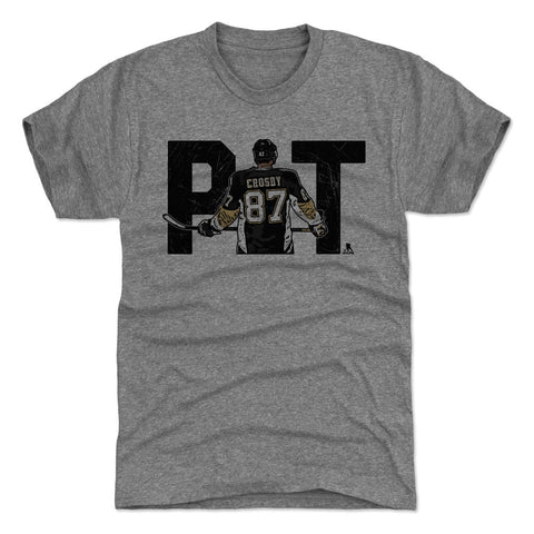 Pittsburgh Penguins Sidney Crosby Men's Premium T-Shirt Men's Premium T-Shirt 500 LEVEL Tri Gray S Men's Premium T-Shirt