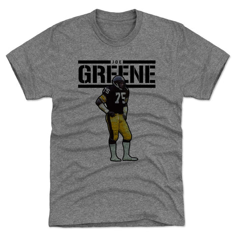 Joe Greene Play K Men's Premium T-Shirt Men's Premium T-Shirt 500 LEVEL Tri Gray S Men's Premium T-Shirt