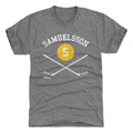 Ulf Samuelsson Pittsburgh 5 Sticks  Men's Premium T-Shirt Men's Premium T-Shirt 500 LEVEL Tri Gray S Men's Premium T-Shirt