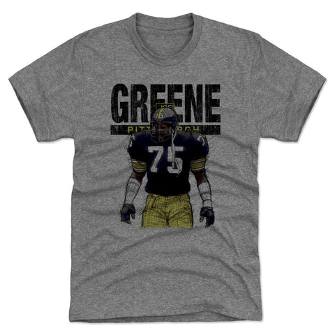 Joe Greene Sketch K Men's Premium T-Shirt Men's Premium T-Shirt 500 LEVEL Tri Gray S Men's Premium T-Shirt