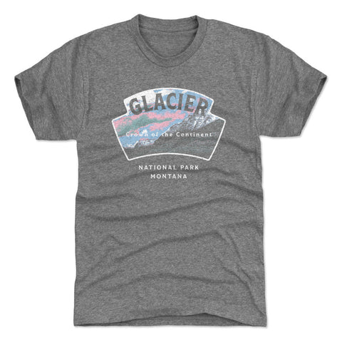 Glacier National Park Montana Shield WHT