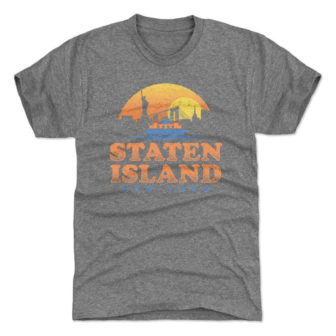 Staten Island New York Retro WHT