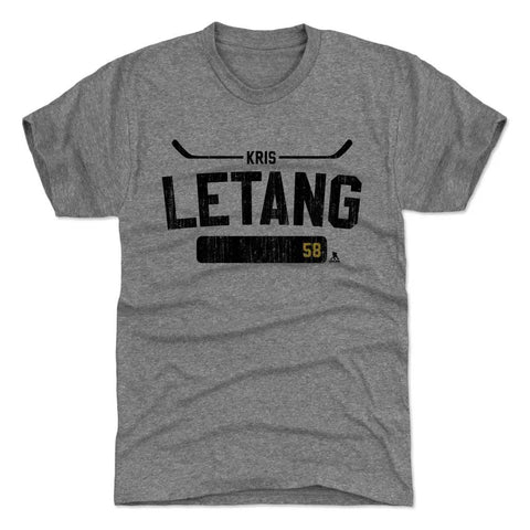 Pittsburgh Penguins Kris Letang Men's Premium T-Shirt Men's Premium T-Shirt 500 LEVEL Tri Gray S Men's Premium T-Shirt