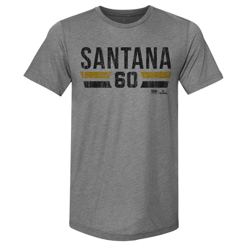 Dennis Santana T-Shirt – Slim Fit Crewneck Pittsburgh Font Graphic Tee