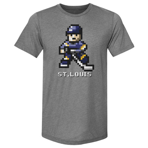 St. Louis Hockey 8 bit WHT