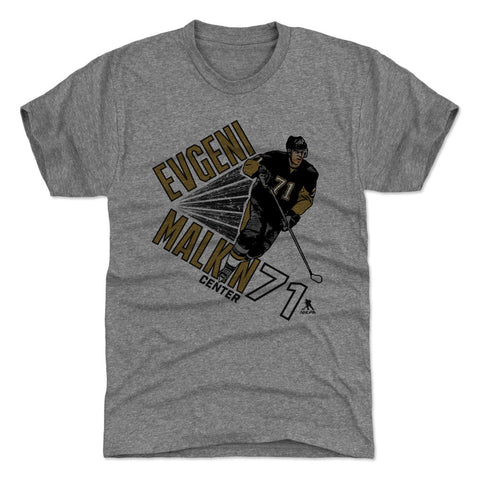 Pittsburgh Penguins Evgeni Malkin Men's Premium T-Shirt Men's Premium T-Shirt 500 LEVEL Tri Gray S Men's Premium T-Shirt