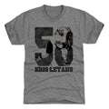 Pittsburgh Penguins Kris Letang Men's Premium T-Shirt Men's Premium T-Shirt 500 LEVEL Tri Gray S Men's Premium T-Shirt