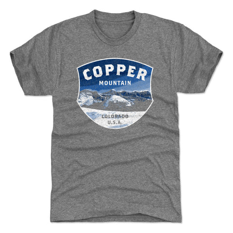 Copper Mountain Colorado Shield WHT