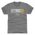 Pittsburgh Penguins Kris Letang Men's Premium T-Shirt Men's Premium T-Shirt 500 LEVEL Tri Gray S Men's Premium T-Shirt