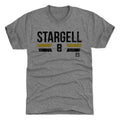 Pittsburgh Pirates Willie Stargell Men's Premium T-Shirt Men's Premium T-Shirt 500 LEVEL Tri Gray S Men's Premium T-Shirt