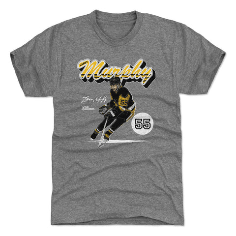 Larry Murphy Pittsburgh Retro Script  Men's Premium T-Shirt Men's Premium T-Shirt 500 LEVEL   