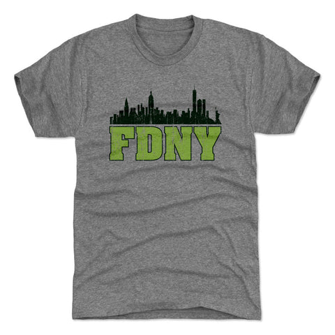 New York FDNY Skyline WHT