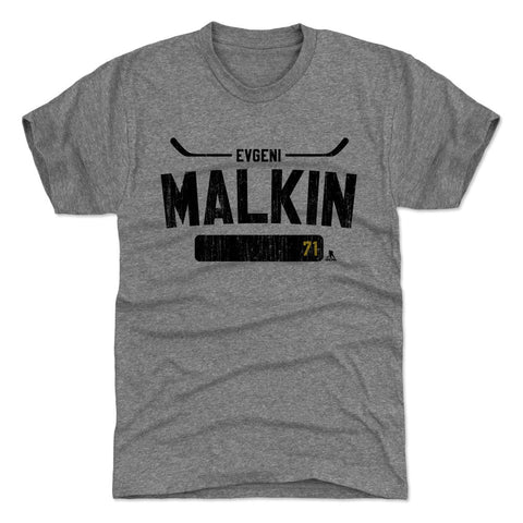 Pittsburgh Penguins Evgeni Malkin Men's Premium T-Shirt Men's Premium T-Shirt 500 LEVEL Tri Gray S Men's Premium T-Shirt