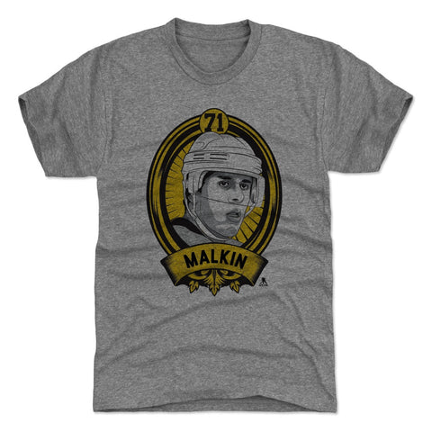 Pittsburgh Penguins Evgeni Malkin Men's Premium T-Shirt Men's Premium T-Shirt 500 LEVEL Tri Gray S Men's Premium T-Shirt