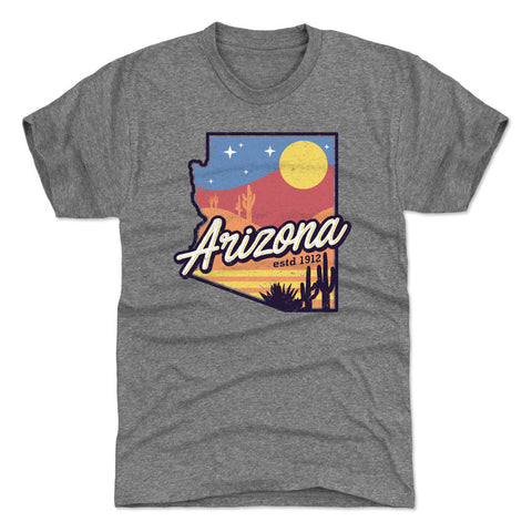 Arizona Map Est. 1912 WHT