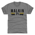 Pittsburgh Penguins Evgeni Malkin Men's Premium T-Shirt Men's Premium T-Shirt 500 LEVEL Tri Gray S Men's Premium T-Shirt