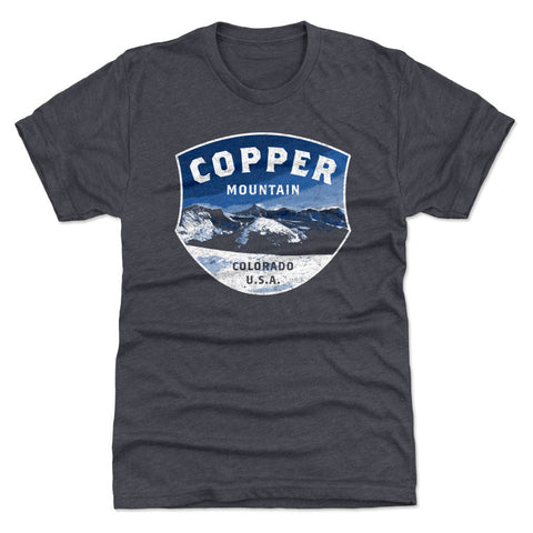 Copper Mountain Colorado Shield WHT