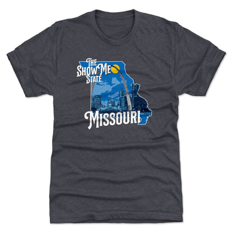 Missouri The Show Me State Silhouette WHT