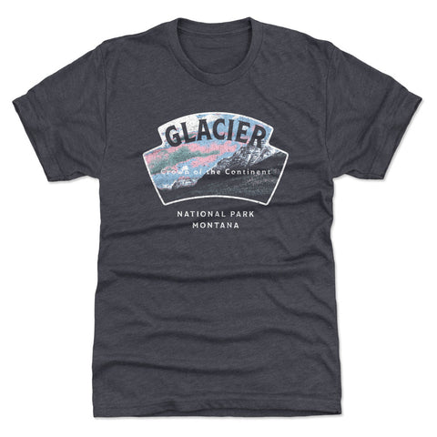 Glacier National Park Montana Shield WHT