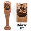 New York Mets Wined Up® | Baseball Bat Wine Mug MLB Teams - Wined Up Glass Dugout Mugs®   