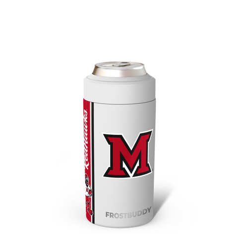 Miami-Ohio Redhawks Universal Can Cooler | Insulated Drinkware With Leak Proof Lid