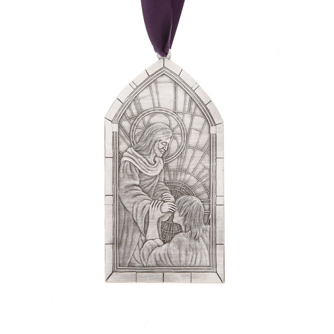 Wendell August Forge Cathedral Window Ornament – Handcrafted Stained Glass Keepsake