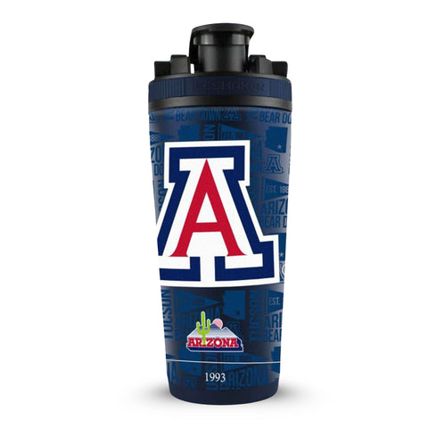 University of Arizona Ice Shaker - 4D Vintage Print Stainless Steel Tumbler