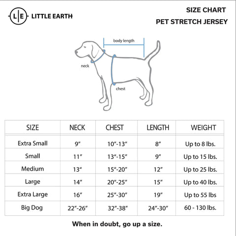 University of Pittsburgh Pet Stretch Jersey University of Pittsburgh Little Earth Productions   