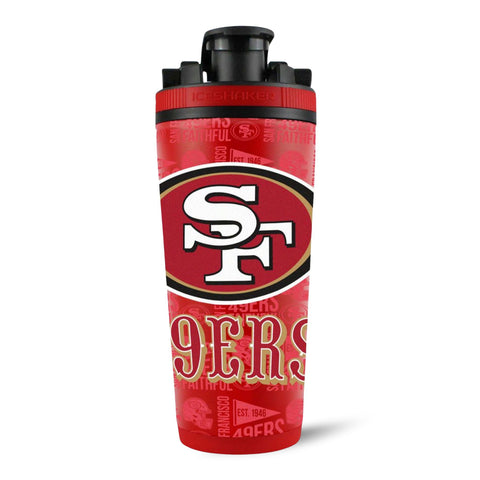San Francisco 49ers Ice Shaker - NFL Licensed Stainless Steel Cup With 4D Print
