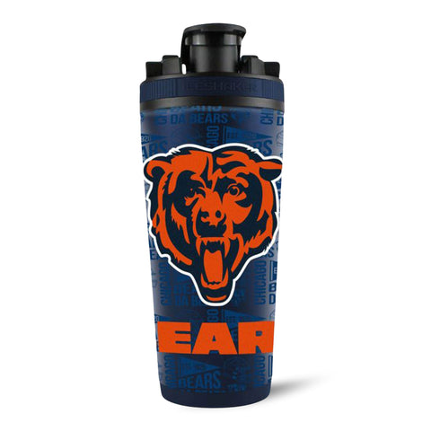 Chicago Bears Ice Shaker – Official NFL Licensed Stainless Steel Cup With 4D Print