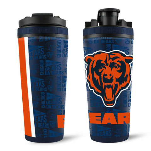 Chicago Bears Ice Shaker – Official NFL Licensed Stainless Steel Cup With 4D Print