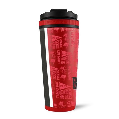 Tampa Bay Buccaneers Shaker | Official NFL Ice Shaker With 4D Print & Stainless Steel