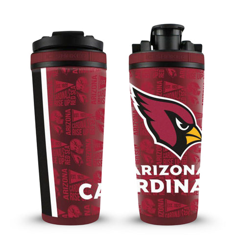 Arizona Cardinals Ice Shaker – Official NFL Licensed Stainless Steel Cup With 4D Print