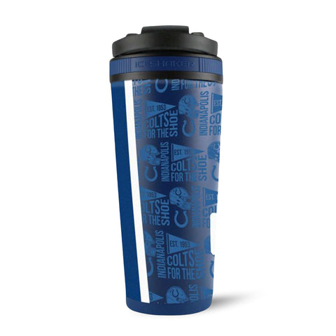 Indianapolis Colts Ice Shaker - Official NFL Licensed 4D Print Stainless Steel Bottle