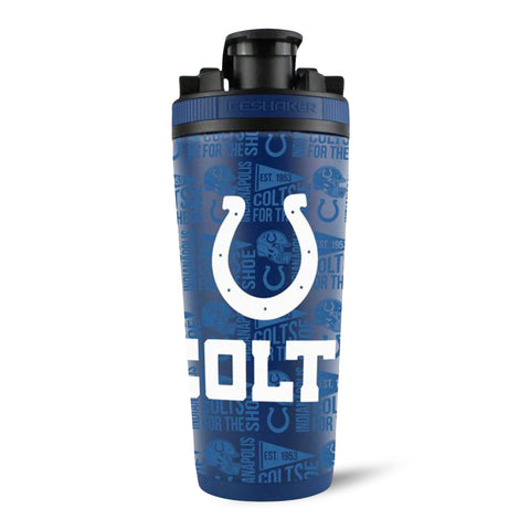 Indianapolis Colts Ice Shaker - Official NFL Licensed 4D Print Stainless Steel Bottle