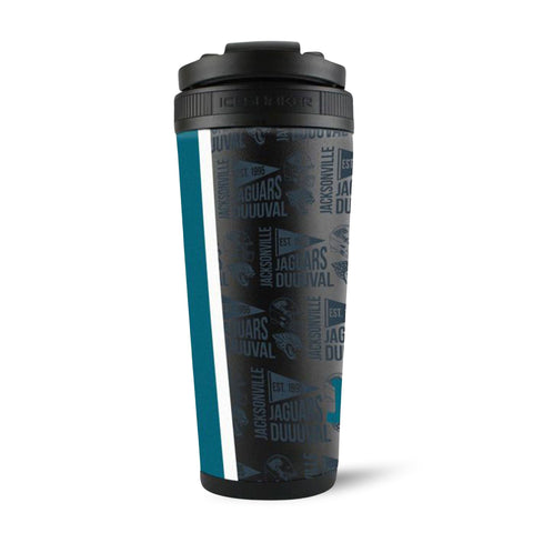 Jacksonville Jaguars Ice Shaker – NFL Licensed 4D Printed Stainless Steel Cup