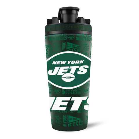 New York Jets Ice Shaker - Official NFL Licensed 4D Printed Stainless Steel Tumbler