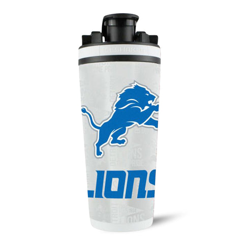 Detroit Lions Ice Shaker - NFL Licensed Stainless Steel Cup With 4D Print