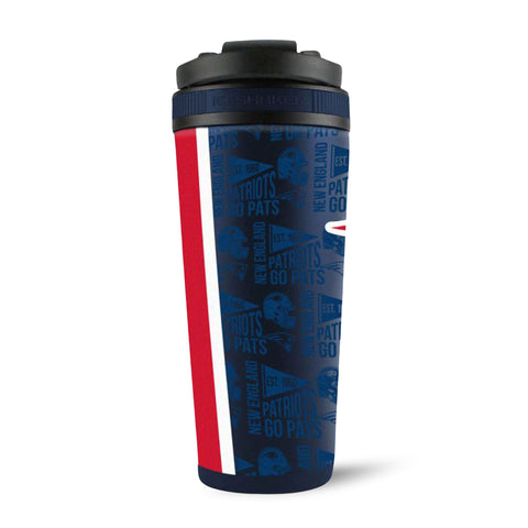 New England Patriots Shaker – Licensed NFL Ice Shaker With 4D Print Tumbler