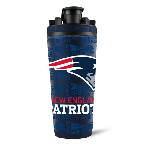 New England Patriots Shaker – Licensed NFL Ice Shaker With 4D Print Tumbler