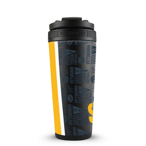 Pittsburgh Steelers Ice Shaker | Licensed NFL Merchandise 4D Printed Shaker Bottle
