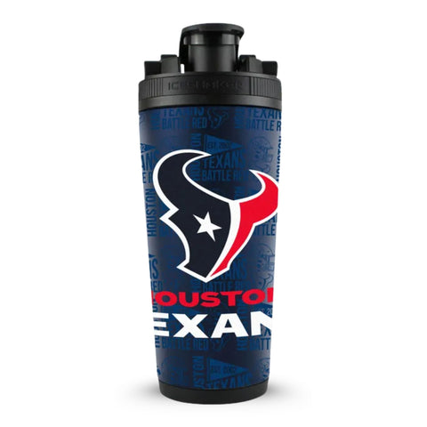 Houston Texans 4D Ice Shaker – Official NFL Licensed Stainless Steel Cup