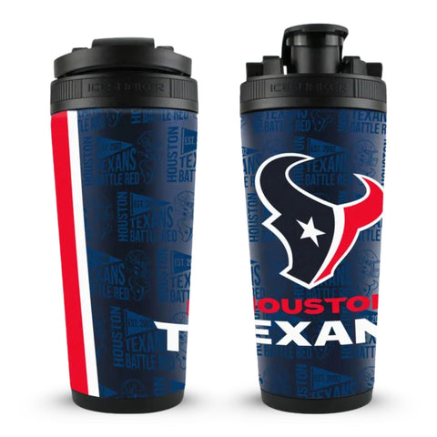 Houston Texans 4D Ice Shaker – Official NFL Licensed Stainless Steel Cup