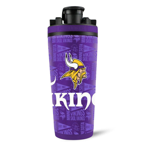 Minnesota Vikings Ice Shaker – NFL Licensed 4D Print Stainless Steel Tumbler