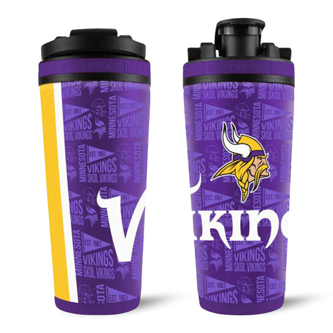 Minnesota Vikings Ice Shaker – NFL Licensed 4D Print Stainless Steel Tumbler