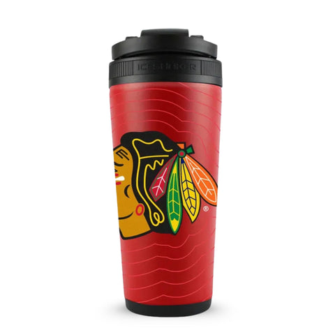 Chicago Blackhawks Ice Shaker - Official NHL Licensed Sports Team Tumbler with 30 Hour Ice Retention