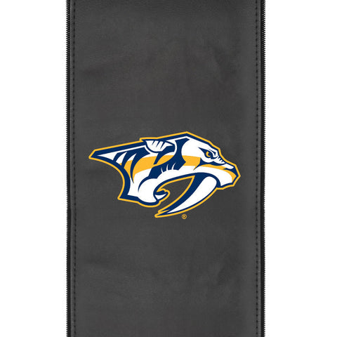 Silver Club Chair with Nashville Predators Logo