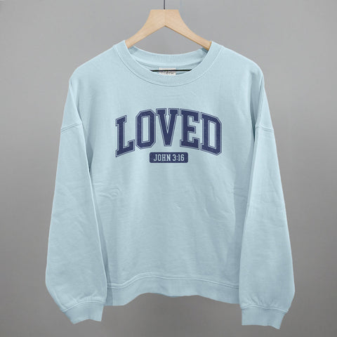 Loved John 3:16 Shirt – Navy Blue Christian T-Shirt with Inspirational Message