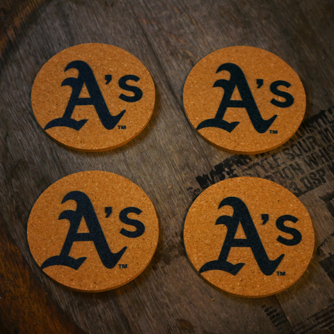 Oakland Athletics Dugout Mugs® Cork Coasters