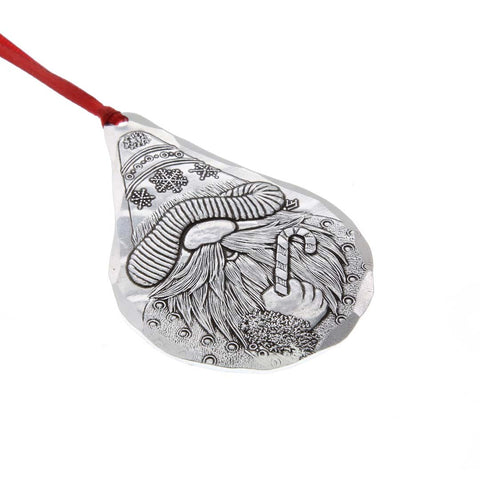 Candy Cane Gnome Ornament – Wendell August Forge Holiday Season Decoration